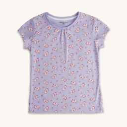 Pantaloons Junior Lavender Cotton Printed T-Shirt-image-70
