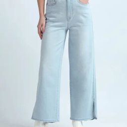 U.S. Polo Assn. Blue Relaxed Fit High Rise Jeans-image-63