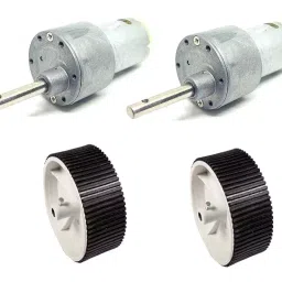 Invento 12v 10 Kg-cm 300 RPM Side Shaft High Torque Geared DC Motor-picture-33