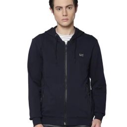 Antony Morato Blue Slim Fit Hooded Sweatshirt-picture-9