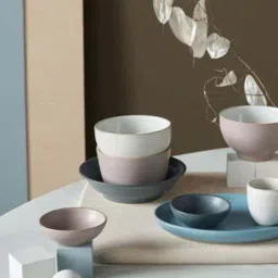 DENBY Impression Pink Stoneware Rice Bowl (400 ml) - Set of 1-28