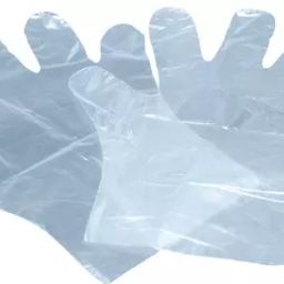 Green Cross Hand Gloves Disposable High Density Polyethylene Transparent Size S (Pack of 50 Pair)-17