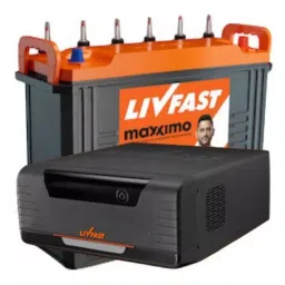 Livfast 150 AH (30+18) Tall Tubular Inverter Battery with FC1125 Inverter-picture-29