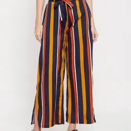Clovia Multicolor Striped Pyjamas-picture-4
