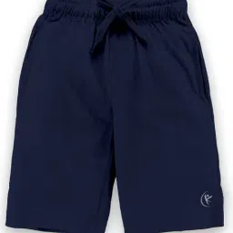 Kiddopanti Kids Navy Solid Shorts-picture-39