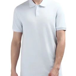 Calvin Klein Blue Cotton Regular Fit Polo T-Shirt-image-101