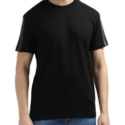 Calvin Klein Black Cotton Regular Fit T-Shirt-picture-30