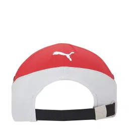 Puma Ferrari SPTWR Race Red & White Color Block Baseball Cap image 3