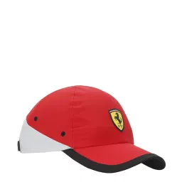 Puma Ferrari SPTWR Race Red & White Color Block Baseball Cap image 4