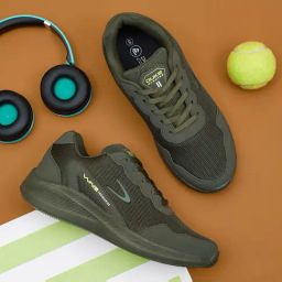 Duke Men's Olive Running Shoes-image-47
