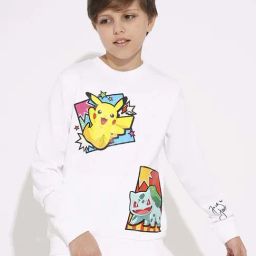 Jack & Jones Junior Boys Bright White Printed Full Sleeves Pullover Sweatshirt-image-59