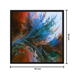 999Store Printed Multicolor Canvas Wall Art image 4
