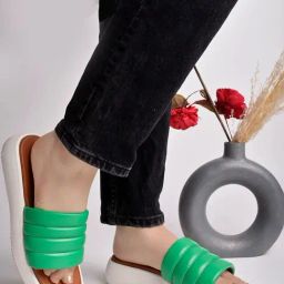 Shoetopia Kids Green Casual Sandals-image-10