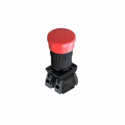RS PRO Twist Release Emergency Stop Push Button Panel Mount 22 mm Cutout 1 NO + 1 NC IP65, 2420839-21