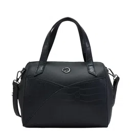 Caprese Cabo Black Faux Leather Textured Handbag image 1
