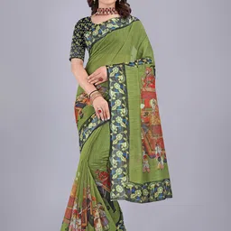 Kemza Floral Printed Patola Saree-picture-26
