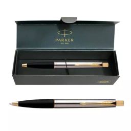 Parker Frontier Blue Ball Pen Silver Gold Trim, 9000020637-image-24
