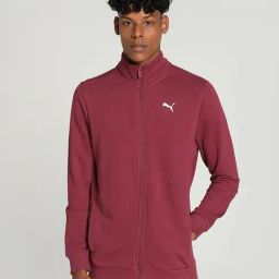 Puma NRP India Red Cotton Slim Fit Jacket-picture-36