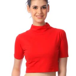 Scorpius Red Crop Top-19
