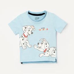 Juniors By Lifestyle Boys Powder Blue Cotton Printed T-shirt-image-50