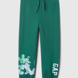 GAP Boys Green Blended Printed Joggers-image-88