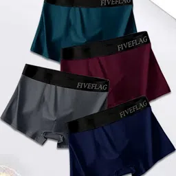 FiveFlag Pack of 4 Multicoloured Modal Trunks-image-56