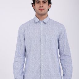 Indian Terrain Men Classic Slim Fit Floral Opaque Printed Casual Shirt-picture-33
