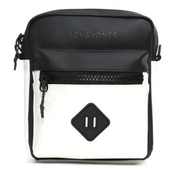 Jack & Jones Black Color Block Cross Body Bag-image-6