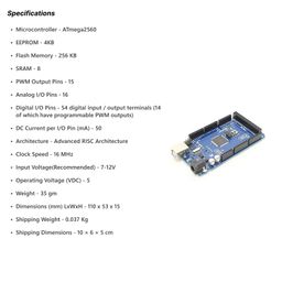 Mega 2560 ATmega2560-16U2 Board without USB Cable for Arduino image 4