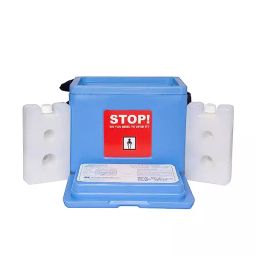 Skybound 800 ml Blue HDPE Vaccine Carrier with 2 Ice Packs M4-9F2L-VPY3 image 2