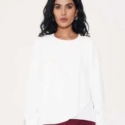 Annabelle By Pantaloons Bright White Regular Fit Top-picture-30