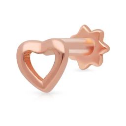 Malabar Gold & Diamonds 18k Rose Gold Nosepin For Women-image-104