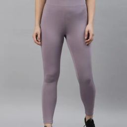 Red Tape Mauve Skinny Fit High Rise Tights-picture-11
