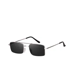 PIRASO Men Rectangle Sunglasses with UV Protected Lens KARAN AUJLA SILVER BLACK-image-37