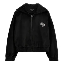 Guess Kids Black Logo Band Regular Fit Hoodie-picture-44