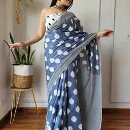Lovwear Women Grey Sarees-picture-27