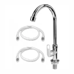 Fastgear Sink Tap Stainless Steel & Plastic Chrome Finish Silver, FG1078 (Pack of 3)-image-98