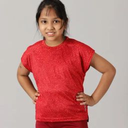 Kiddopanti Kids Red Printed T-Shirt-picture-35