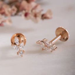 Zavya 92.5 Sterling Silver Stud Earrings for Women-image-18