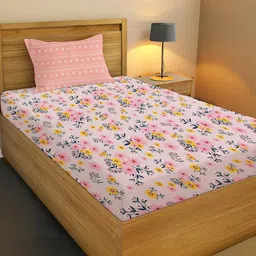 IVAZA Pink Geometric 400 Polycotton Single-image-99
