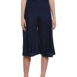 Miss Chase Navy Relaxed Fit Culottes-image-58