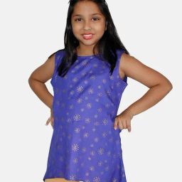Kiddopanti Kids Light Purple Printed Kurta-image-85