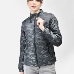 Crimsoune Club Grey Printed Puffer Jacket-19