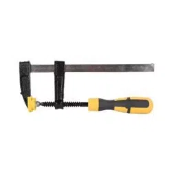 Deli Heavy Duty F Clamp A3 Steel Black & Yellow 50x150 mm with Comfortable Handle, DL110515Z-33