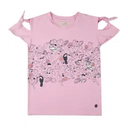 Gini & Jony Kids Pink Printed Top-picture-36