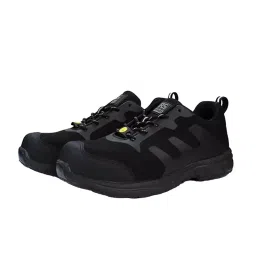 RS PRO Mens Black Toe Capped Safety Trainers, UK 9, EU 43 Model No 2011606 (Each of 1 Pair)-image-52
