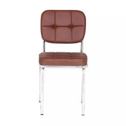 Da URBAN 268 Brown Leatherette Visitor Chair Brown-41