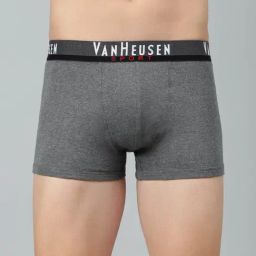 Van Heusen Sport Regular Fit Plush Back Elasticized Waistband Double Layer Gusset Solid Trunks-picture-9