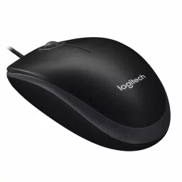 Logitech B100 Black Wired Optical Mouse image 3