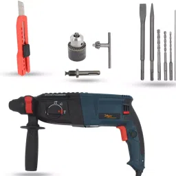 Hillgrove Chuck Size 26 mm Hammer Impact Drill kit 1200 W, HGCM773M1-16